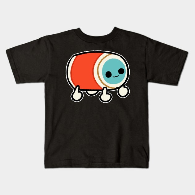 Katsu Chan Kids T-Shirt by nekomachines